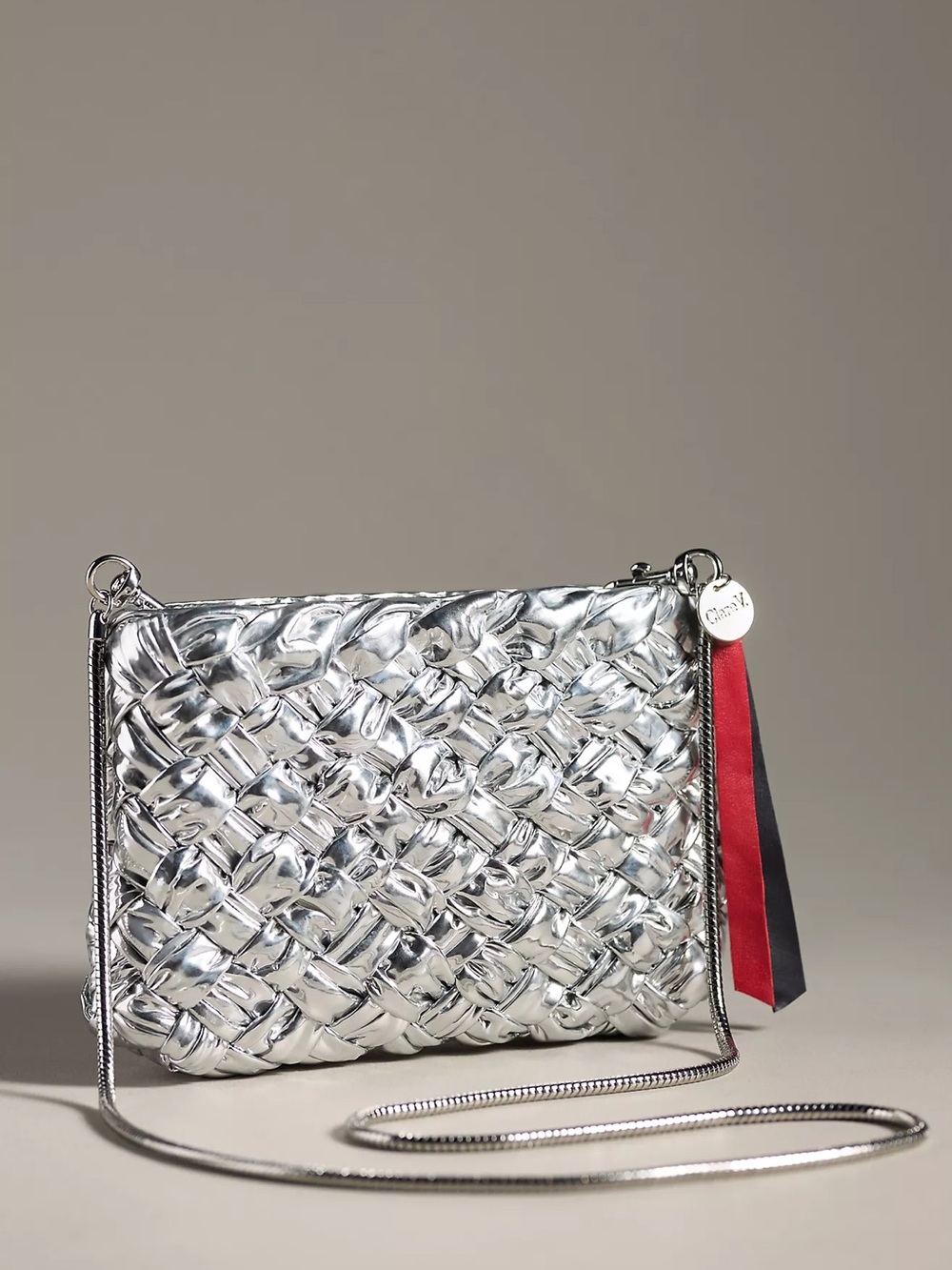 Clare V. Estelle Woven Clutch
